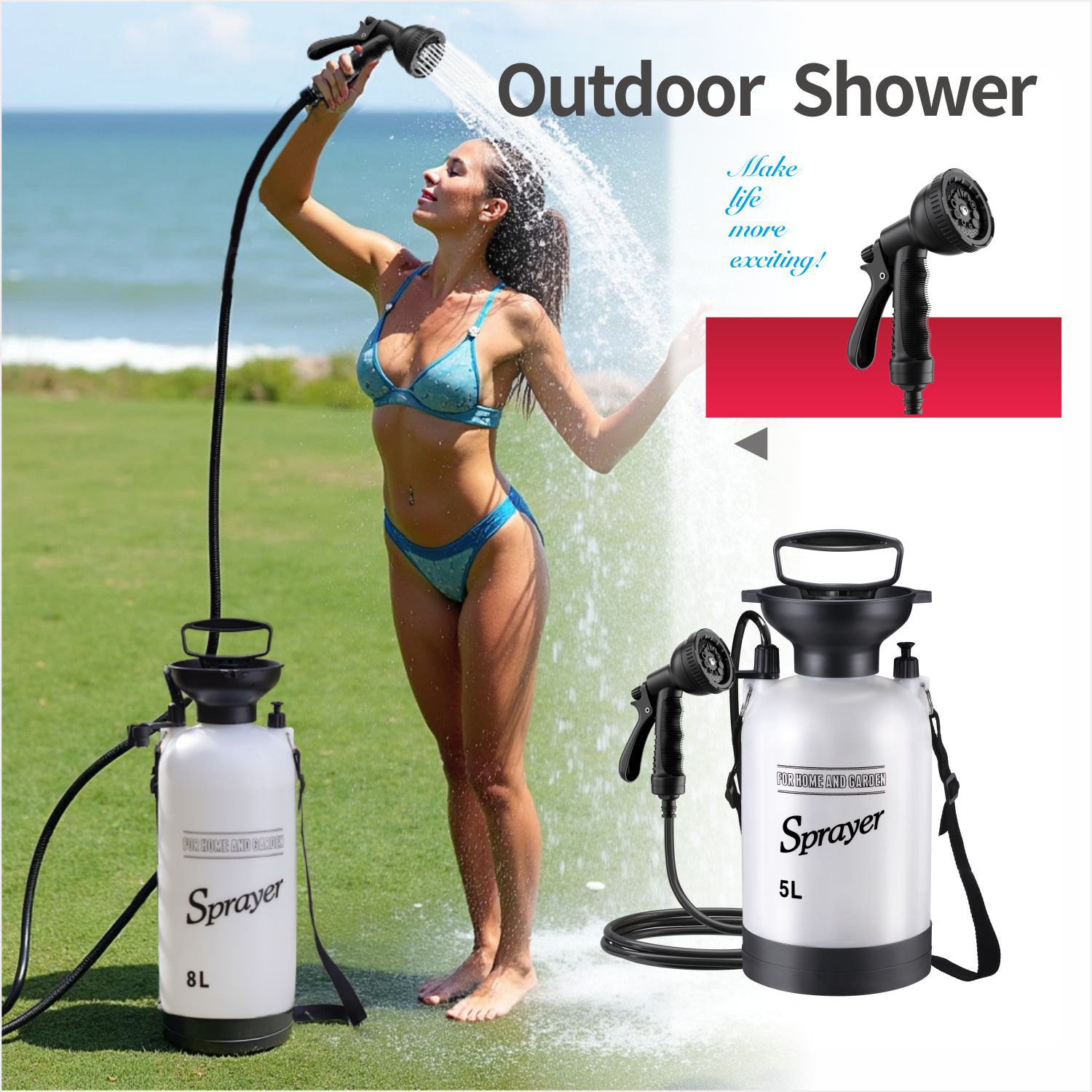 Sports Equipment Disinfectant Spray - 3/8L 手動圧力噴霧器家庭菜園芝生消毒洗浄噴霧器じょうろ、園芸灌漑スプレーボトルツール