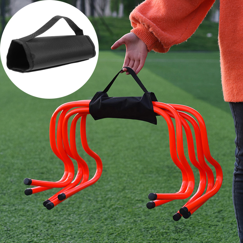 Agility Hurdle Set - トレーニング機器キャリアアクセサリー ハードル サッカー収納 ハードルキャリー フットボールアジリティクロスセット コンテナラッパー