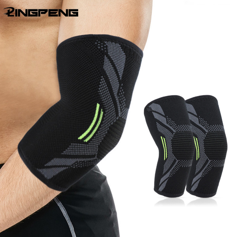 Tennis Elbow Brace - 肘サポーター 弾性 ジム スポーツ 肘保護パッド 汗吸収