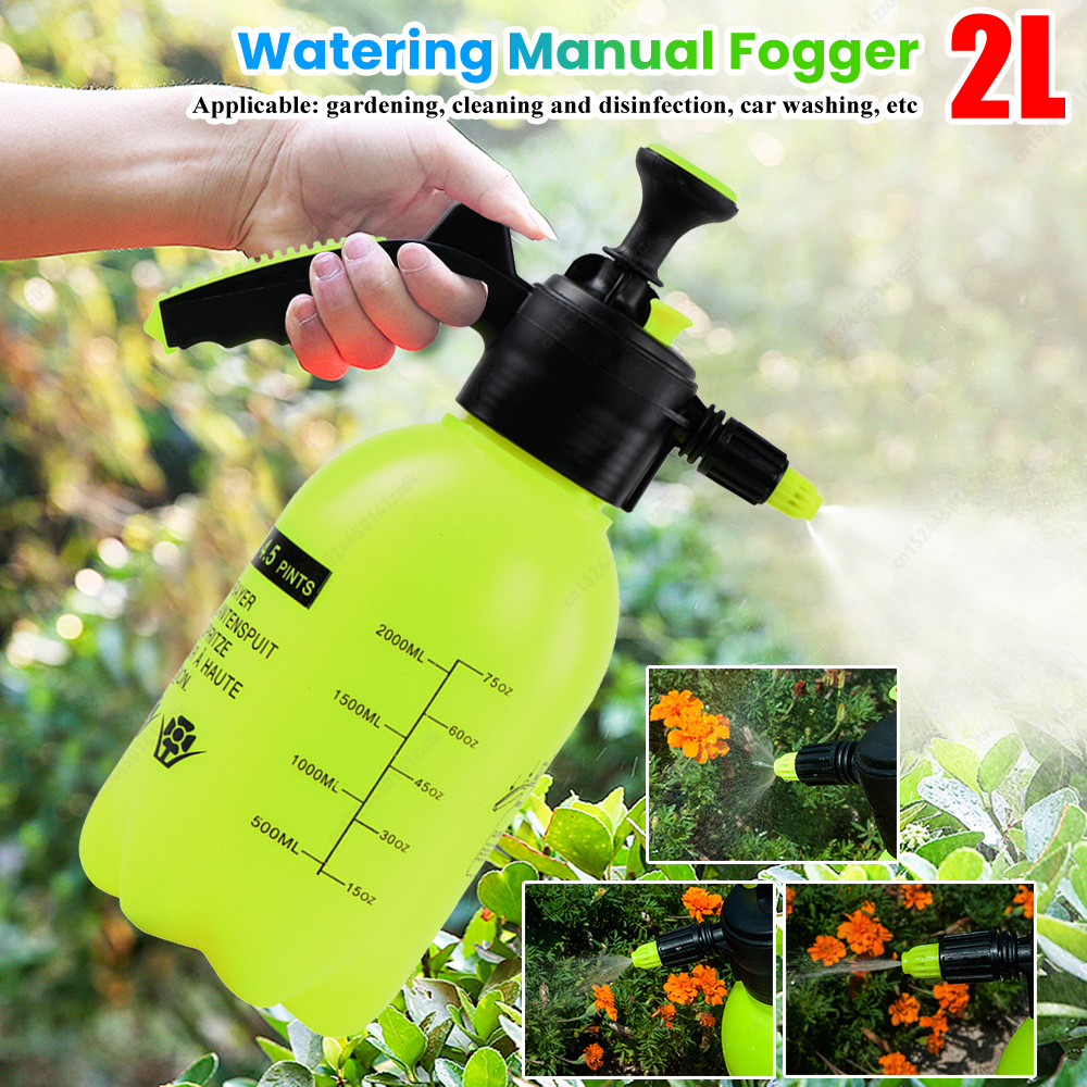 Sports Equipment Disinfectant Spray - 2L 手圧力水噴霧器調節可能なノズルガーデン噴霧器消毒スプレーボトル植物スプリンクラーじょうろ農業用