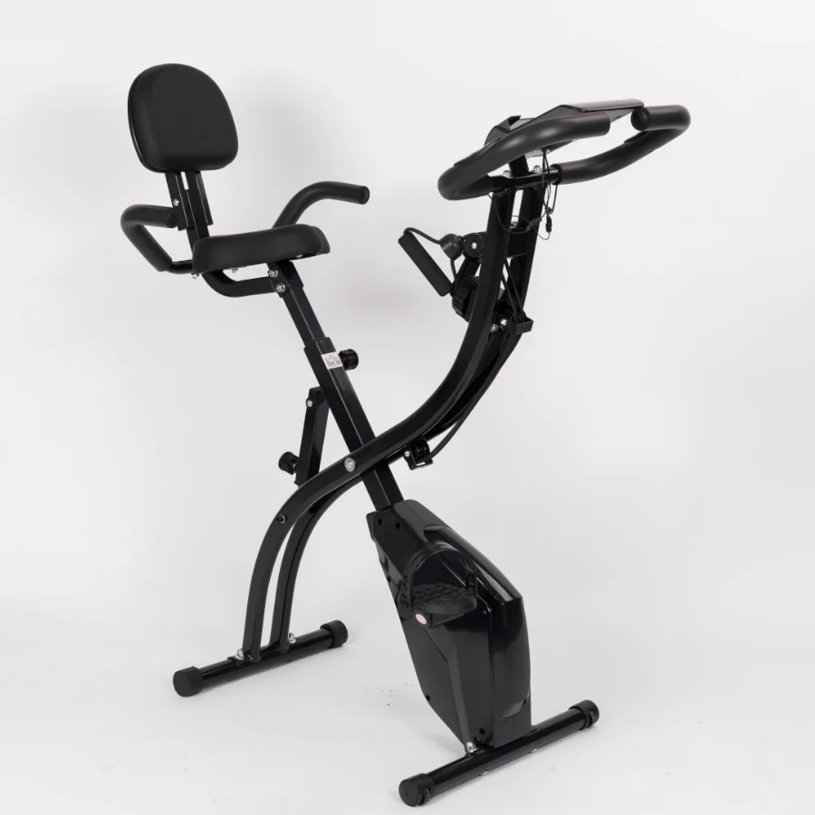 Xin Sports Equipment - 折りたたみ式業務用ジム機器ミニホームアップライト屋内スポーツフィットネスマグネット式ジムX折りたたみエクササイズバイク