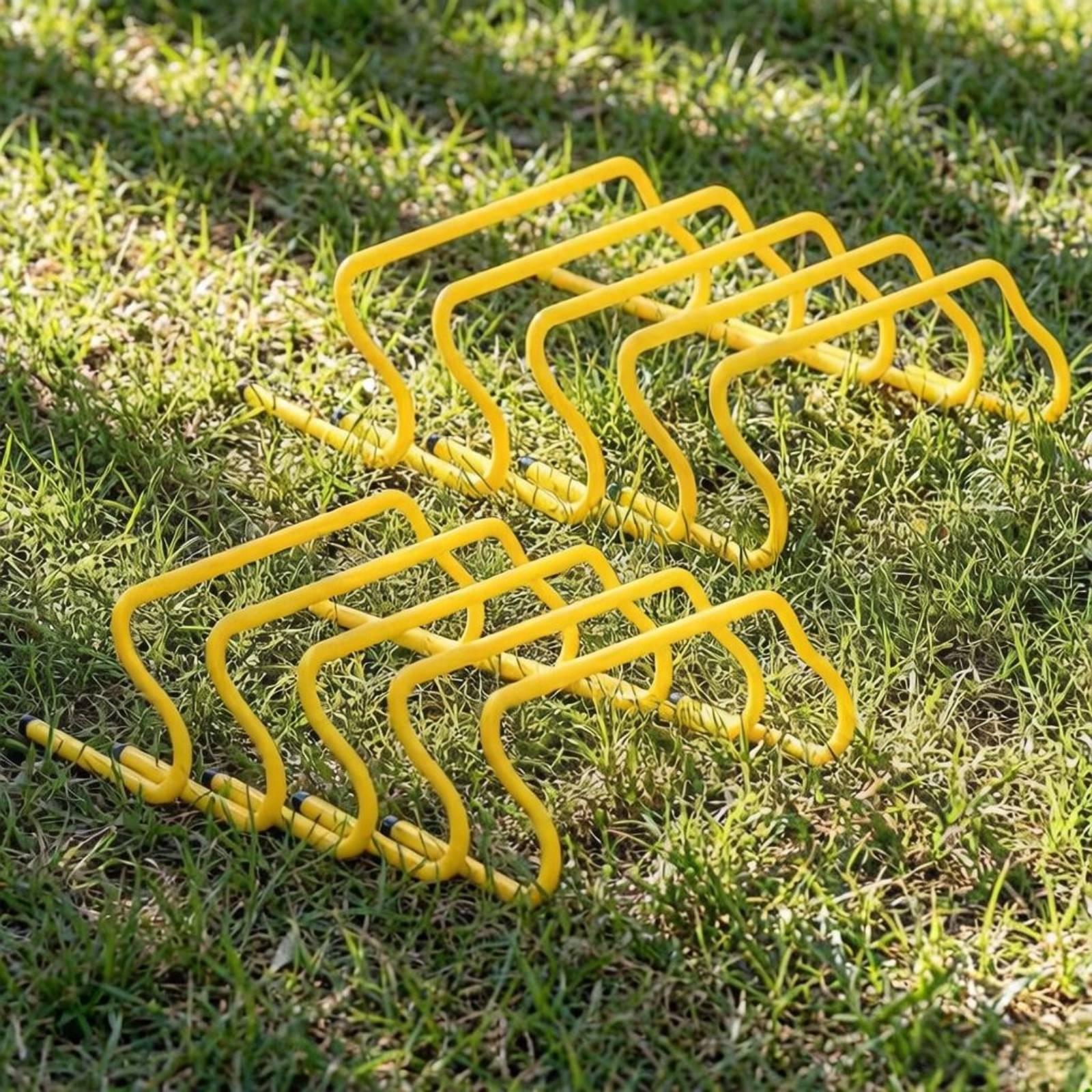 フィールドスポーツ練習用、屋外用、取り外し可能なアジリティハ - Agility Hurdle Set のレビューと価格