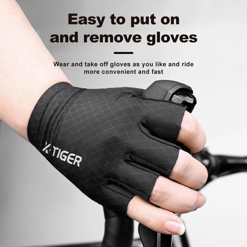 X-TIGER サイクリング手袋ハーフフィンガー耐衝撃性耐摩 - Xin Sports Equipment のレビューと価格