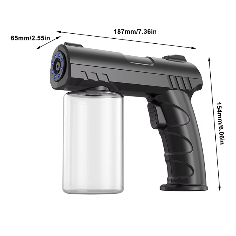 ハンドヘルド理髪スプレーボトル 280ML USB ナノブル - Sports Equipment Disinfectant Spray のレビューと価格