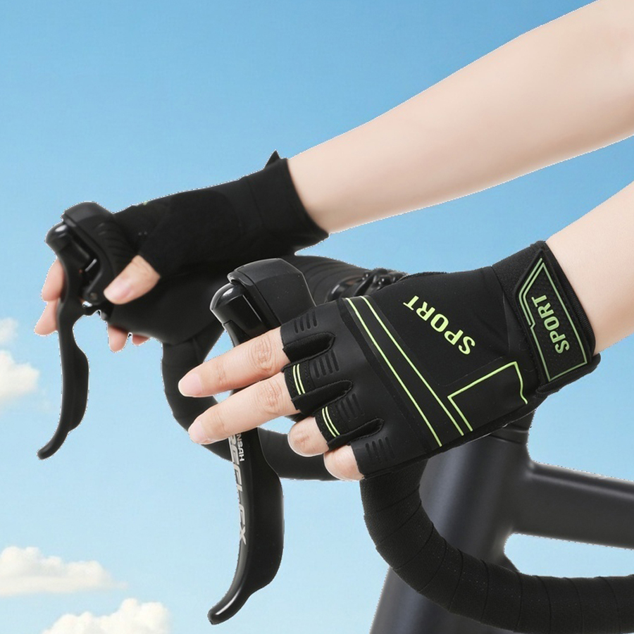 通気性のある滑り止めスポーツグローブスピニングバイクフィット - Sports Equipment And Names のレビューと価格