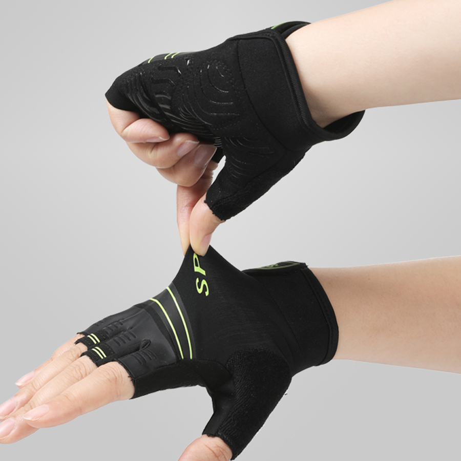 通気性のある滑り止めスポーツグローブスピニングバイクフィット - Sports Equipment And Names のレビューと価格