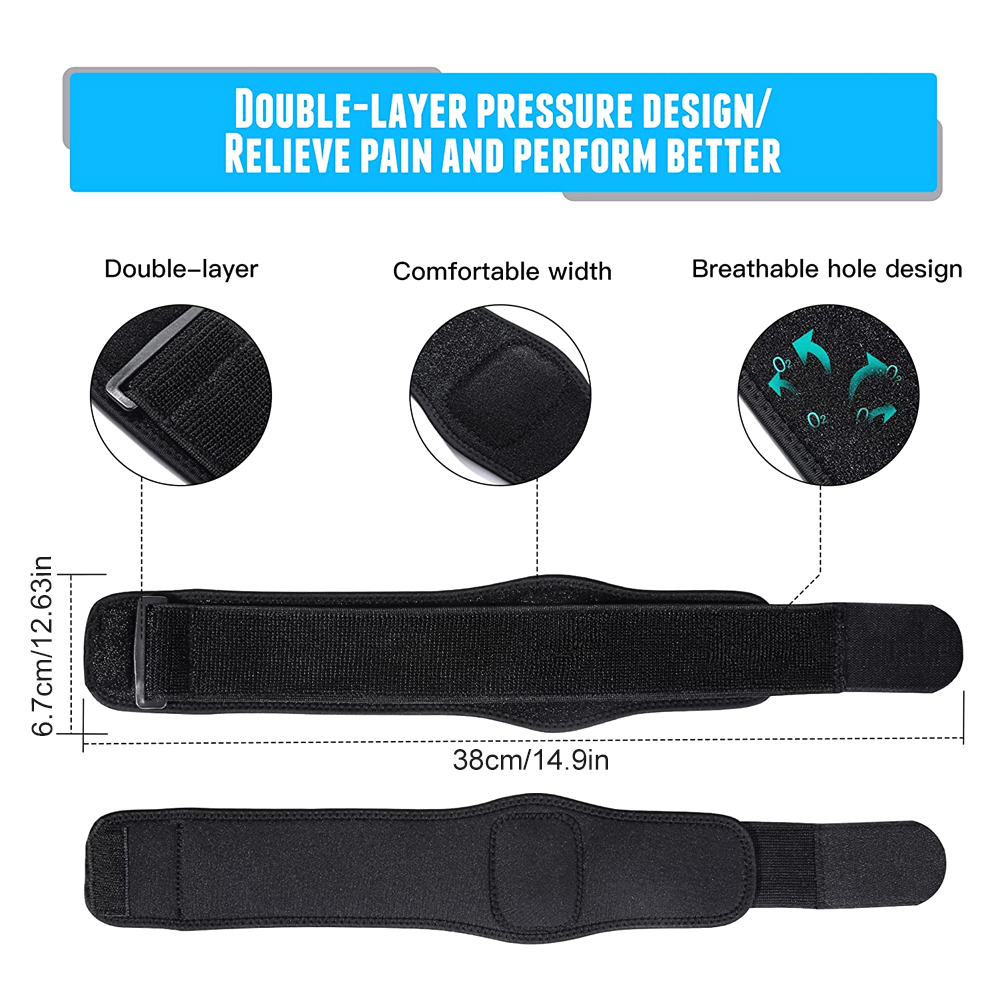 ゴルファー用テニス肘ブレース肘前腕ブレースストラップと圧縮パ - Tennis Elbow Brace のレビューと価格