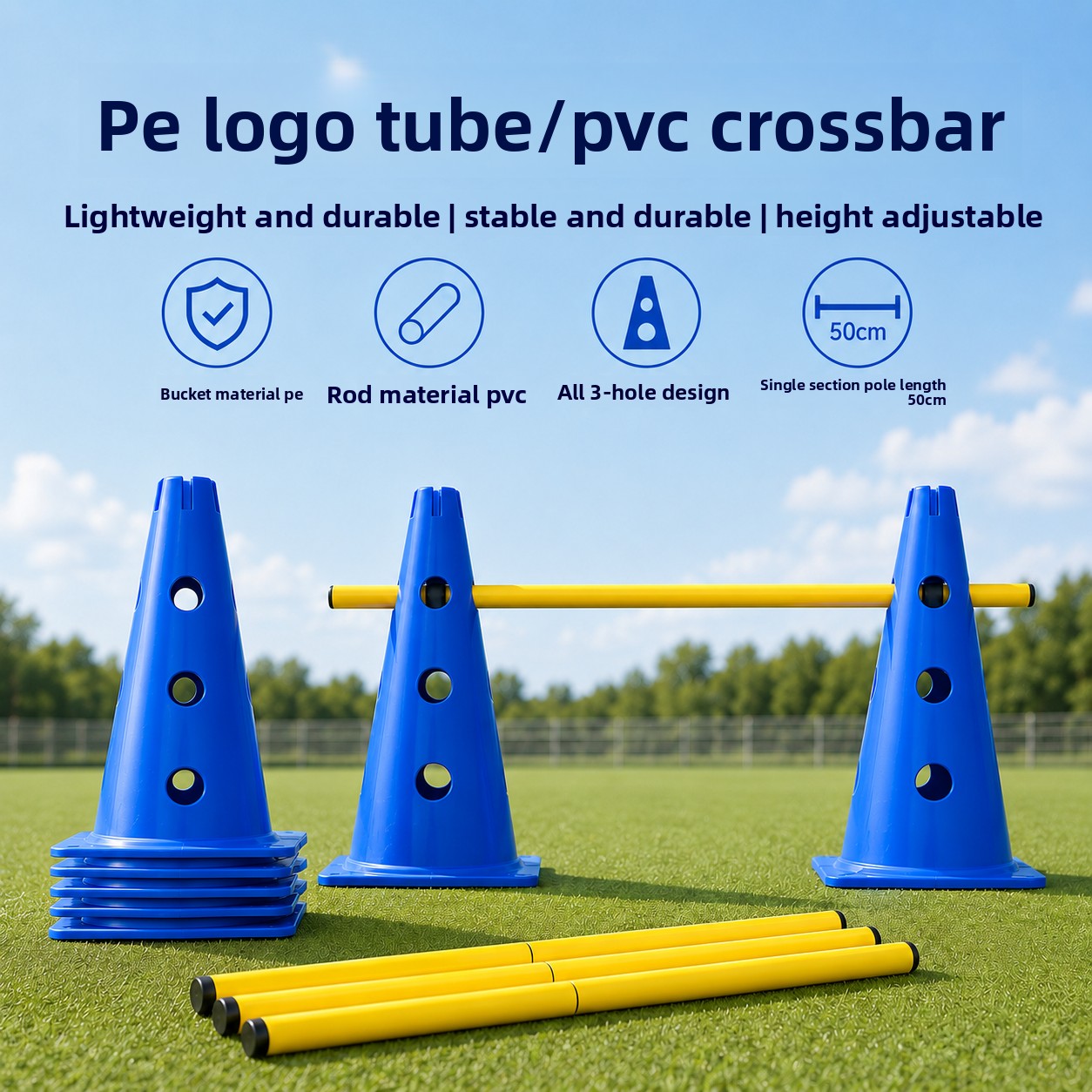 ZHAYA犬用アジリティトレーニングセット、調節可能なハード - Agility Hurdle Set のレビューと価格