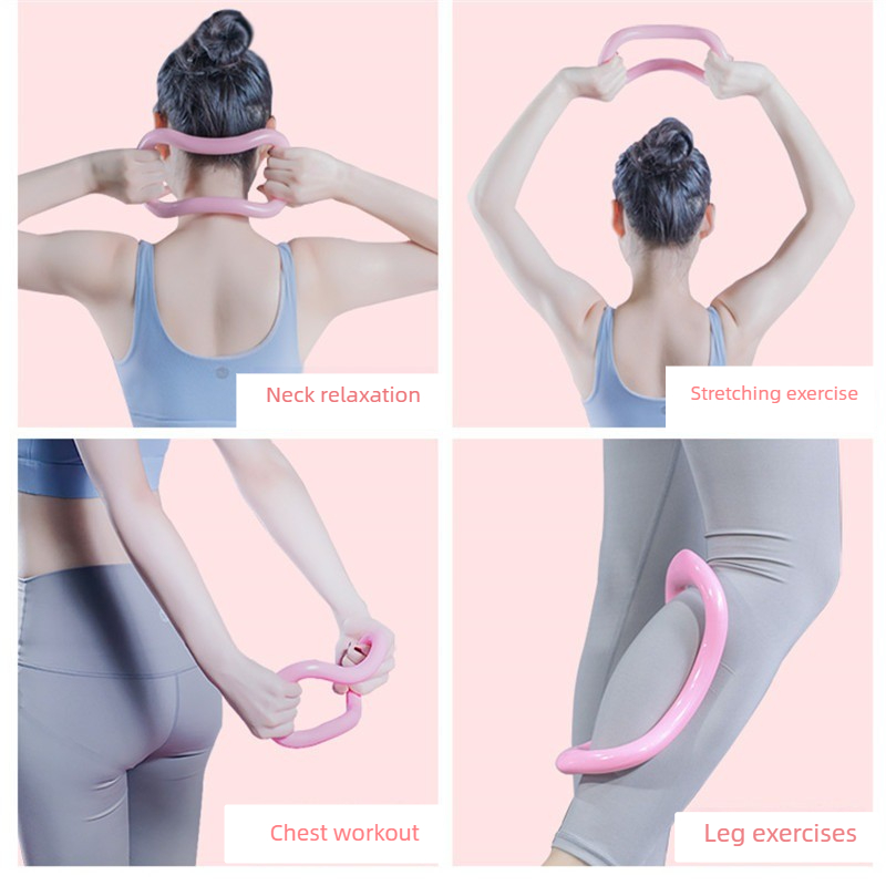 プラティヨガリングショルダーストレッチトレーナー筋肉リラクゼ - Sports Equipment For Home のレビューと価格