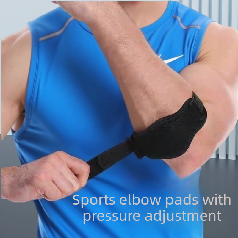 圧縮肘スリーブユニセックススポーツ肘ブレースバスケットボール - Tennis Elbow Brace のレビューと価格